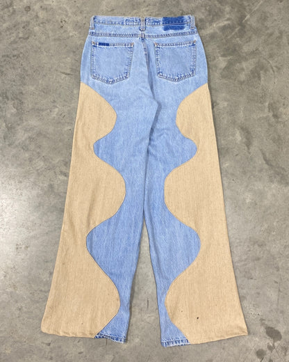 Reworked Wavy Denim (28x32)