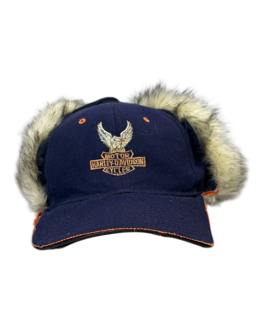 Reworked Harley Davidson Trapper Hat