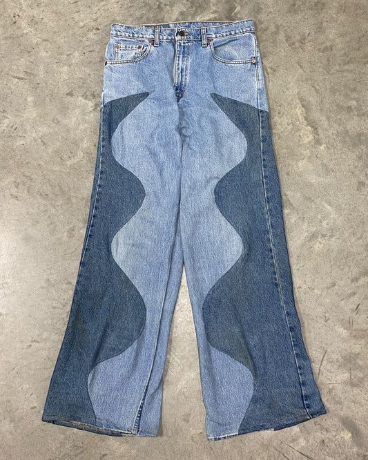 Reworked Wavy Denim (34x36)