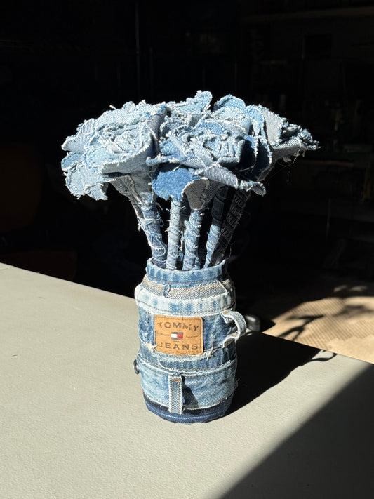 Upcycled Denim Bouquet