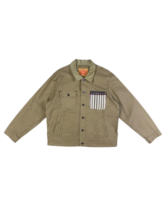 Reworked Levi’s ‘Smokers Lounge’ Denim Jacket