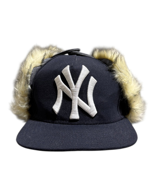 Reworked New York Yankees Trapper Hat