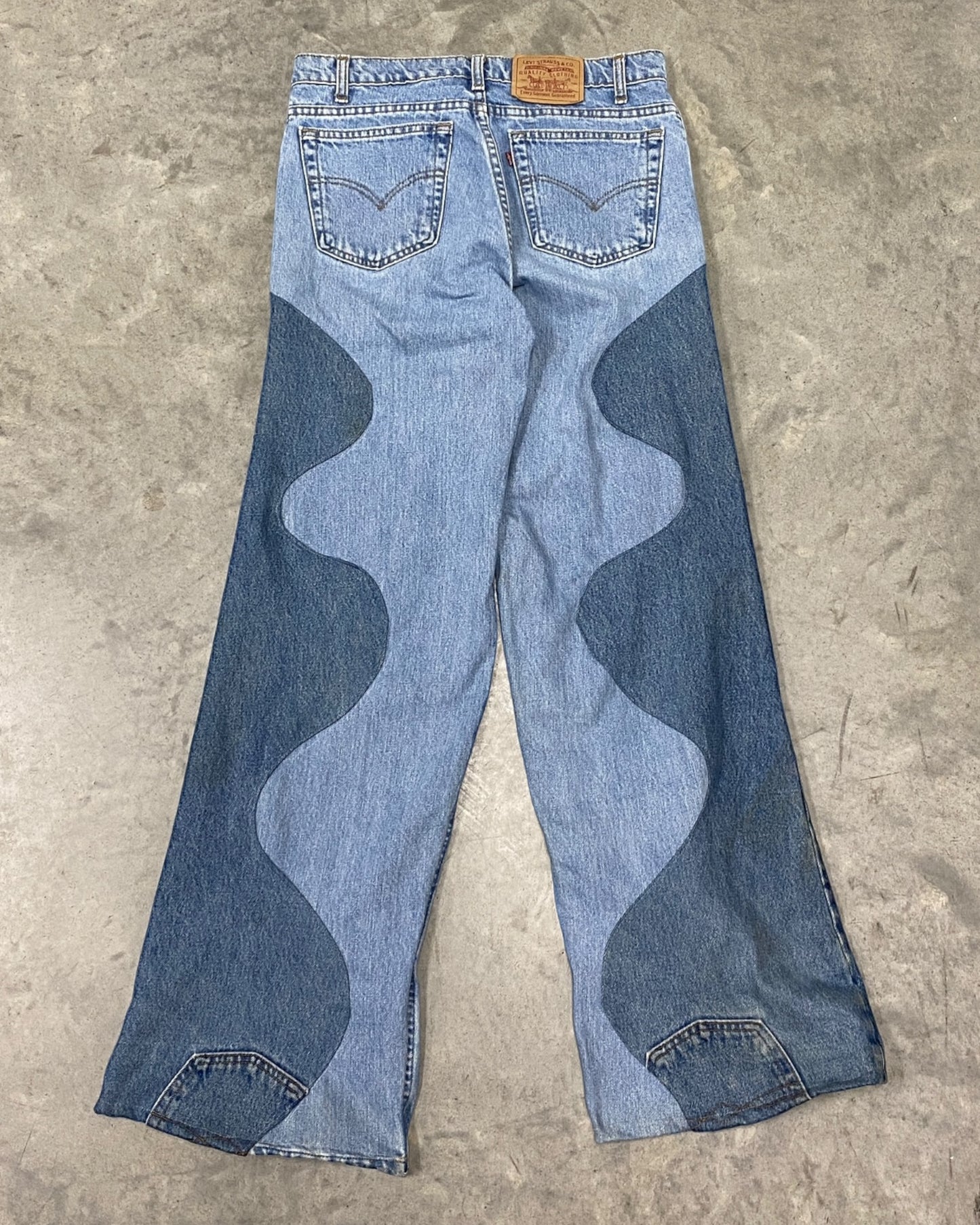 Reworked Wavy Denim (34x36)