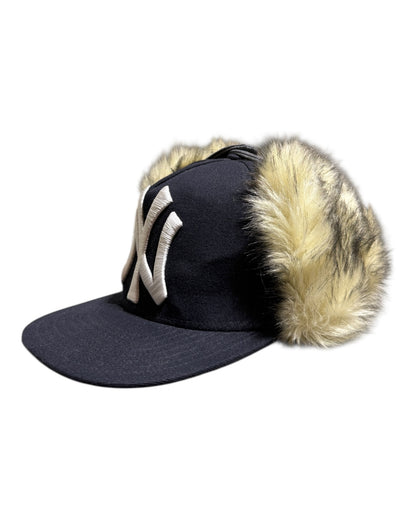 Reworked New York Yankees Trapper Hat