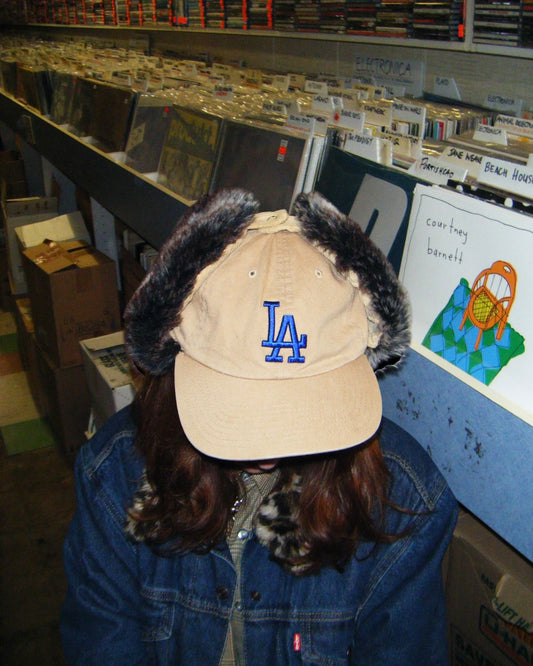 Reworked Los Angeles Dodgers Trapper Hat